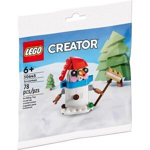 LEGO nwt Creator Snowman 30645 Christmas